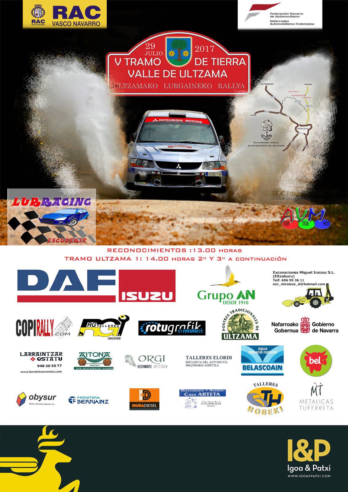 V Tramo de Tierra Valle de Ultzama Ultzamako Lurgaineko Rallya